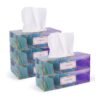Plush Facial Tissues 130 Per Box Size 7″ X 6.9″ 2 Ply,Soft, Smooth, Great for Bathroom, Office, Store, School,Home, Kitchen, Or in Your Car & in Every Room (Family pack Pack of 5, 650 Tissues total)