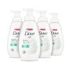 Dove Instant Foaming Body Wash for Softer and Smoother Skin Sensitive Skin Effectively Washes Away Bacteria While Nourishing Your Skin 13.5 oz Pack of 4