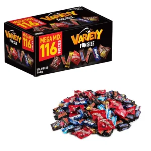 🎄 CHRISTMAS CLEARANCE 🎅Mars Mega Mix Variety Fun Size Chocolate 116 Pieces 1.6kg Full Box