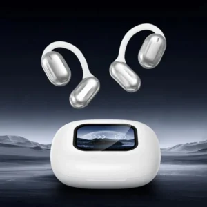 Over The Ear Earbuds XP2 Earbud, True Wireless Open Ear Earbud Bluetooth 5.4, Earbuds Screen Display (Black-2PC)